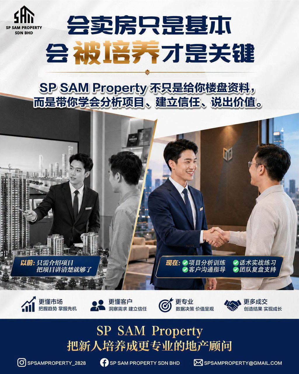 MANY PEOPLE THINK BEING A REAL ESTATE AGENT IS SIMPLY ABOUT INTRODUCING PROJECTS AND BRINGING CLIENTS TO VIEW PROPERTIES!